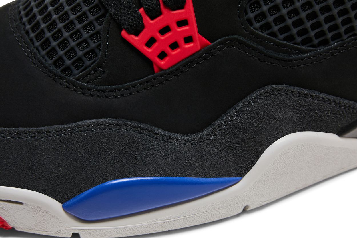 Nike Air Jordan 4 Retro 'Rare Air - Gold Lettering'
(Unisex) Black/Fire Red/Deep Royal Blue/Dark Smoke
Grey/Tech Grey FV5029-003-GOLD Autumn New ^
