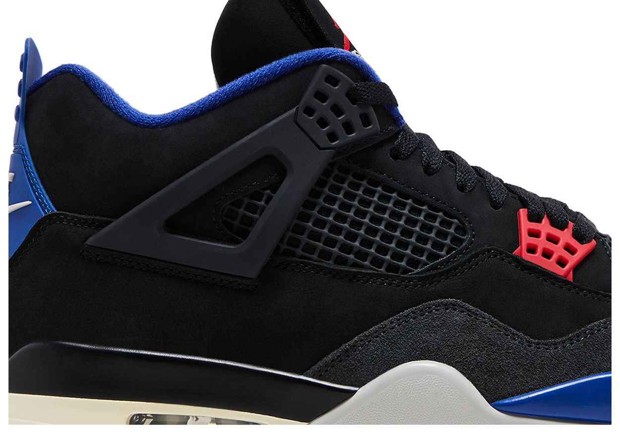 Nike Air Jordan 4 Retro 'Rare Air - Gold Lettering'
(Unisex) Black/Fire Red/Deep Royal Blue/Dark Smoke
Grey/Tech Grey FV5029-003-GOLD Autumn New ^