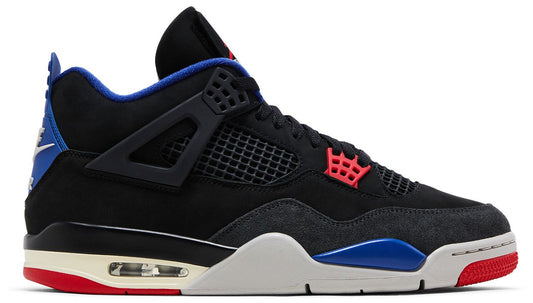 Nike Air Jordan 4 Retro 'Rare Air - Gold Lettering'
(Unisex) Black/Fire Red/Deep Royal Blue/Dark Smoke
Grey/Tech Grey FV5029-003-GOLD Autumn New ^